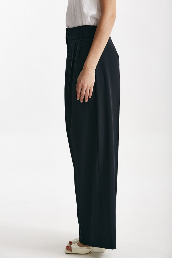 Pantalone fluido NICHOLS blu navy