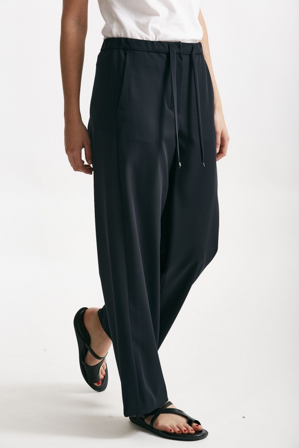 Pantalone jogging in lana ARGENTA blu navy