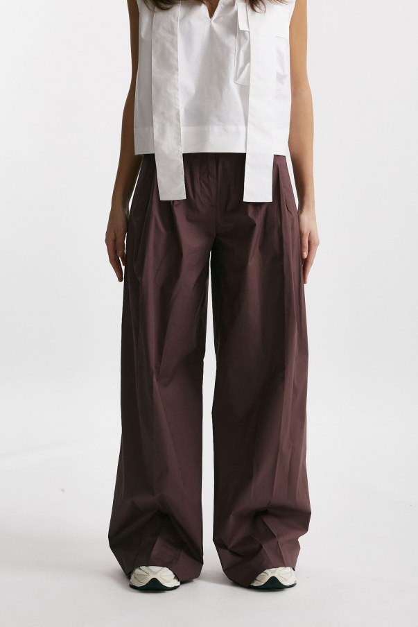 Pantalone ampio PETRA burgundy