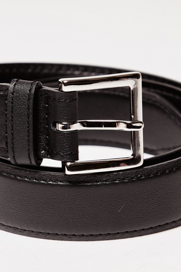 Cintura ORCIANI in pelle liscia nero