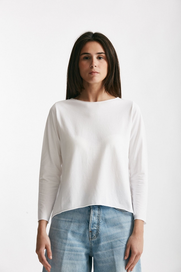 Maglia scatolina bianco