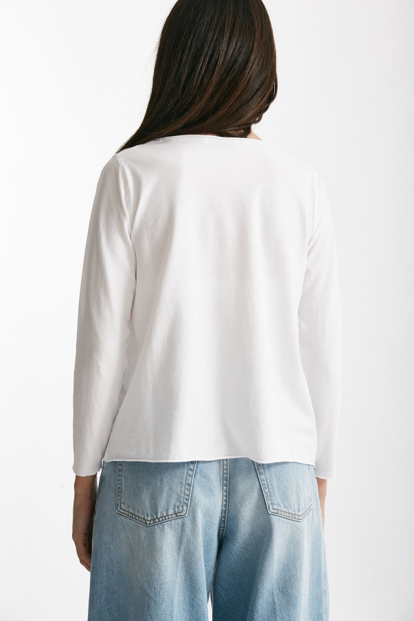 Maglia scatolina bianco