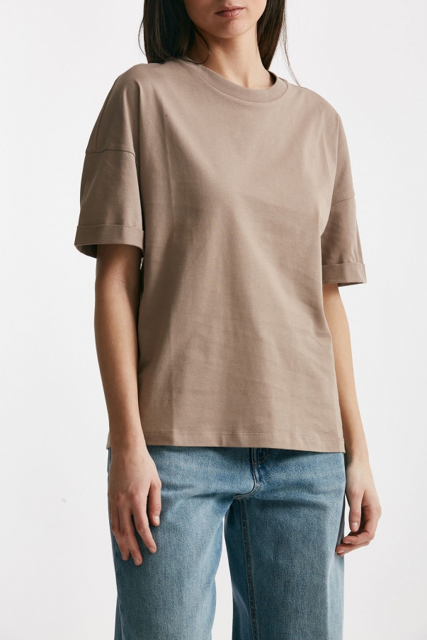 T-shirt over tortora 