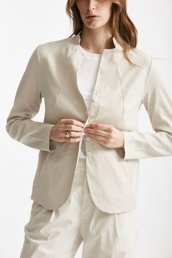 Giacca cardigan beige