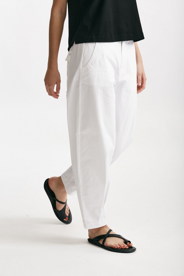 Pantalone loose bianco