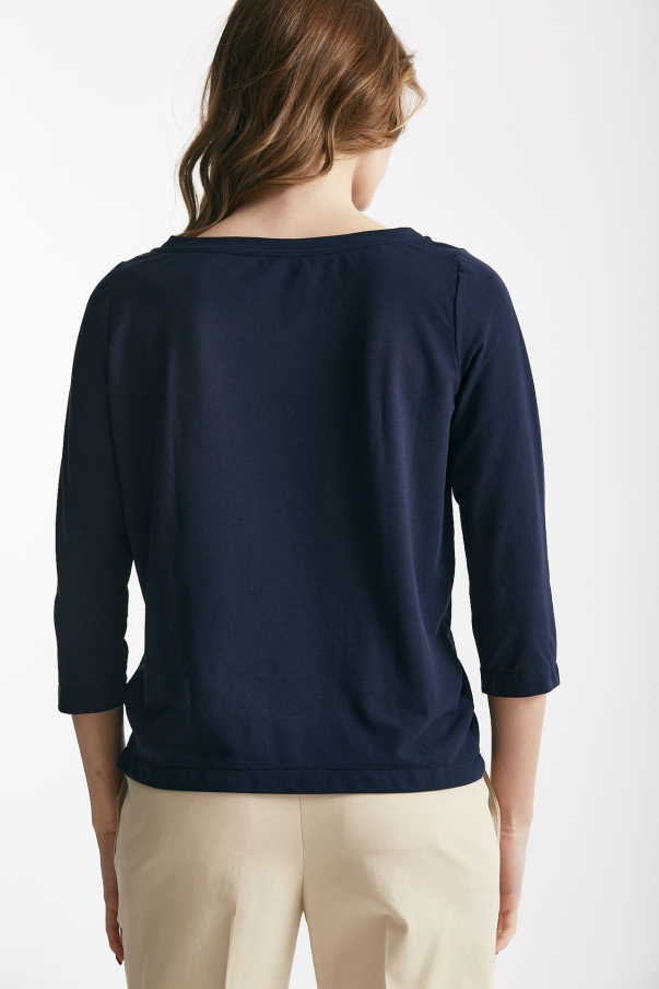 T-shirt basic ice-cotton blu aperto 