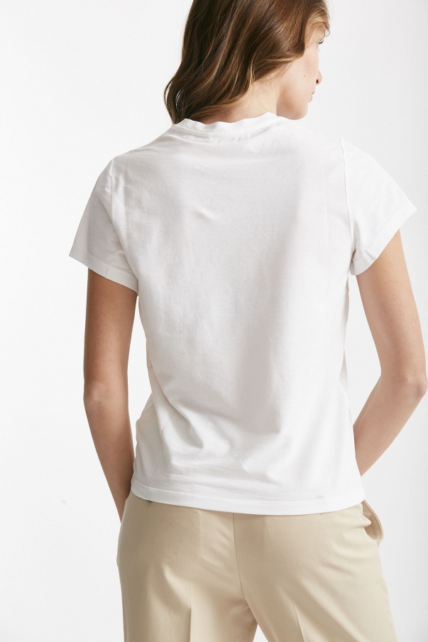 T-shirt basic ice-cotton bianco