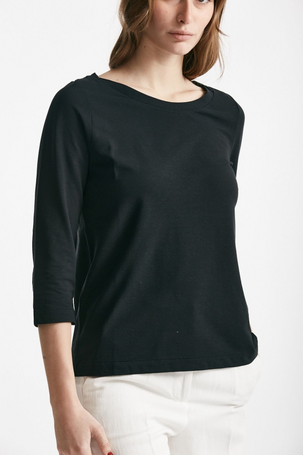 T-shirt basica ice-cotton nero