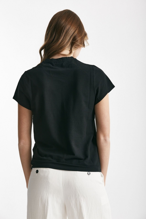 T-shirt basica ice-cotton nero 