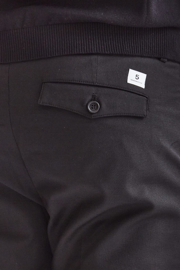 Pantalone PRINCE PINCES in lana nero