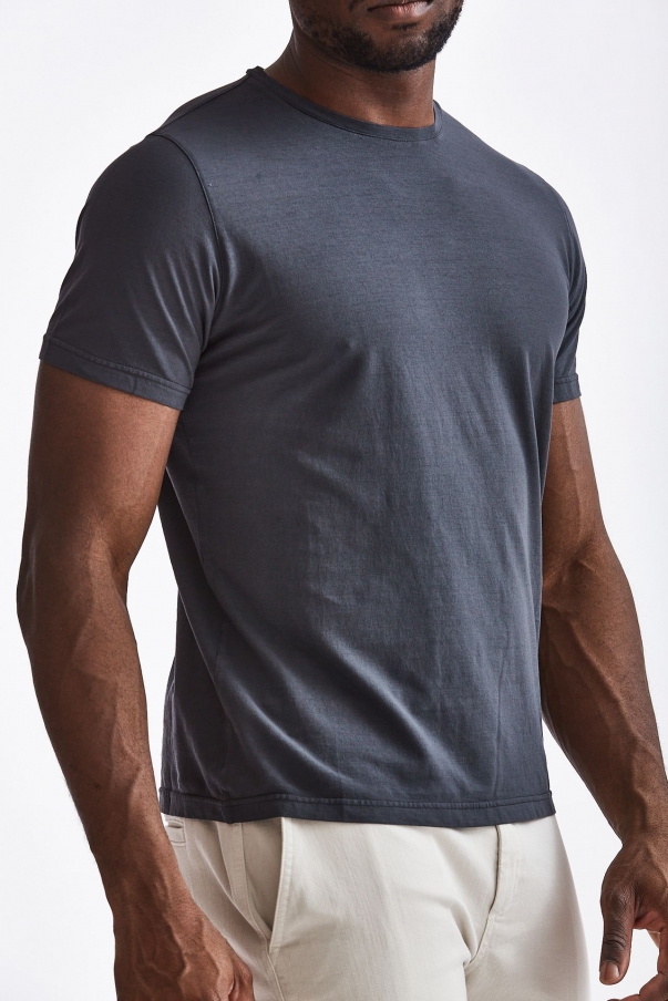 T-shirt in cotone grigio