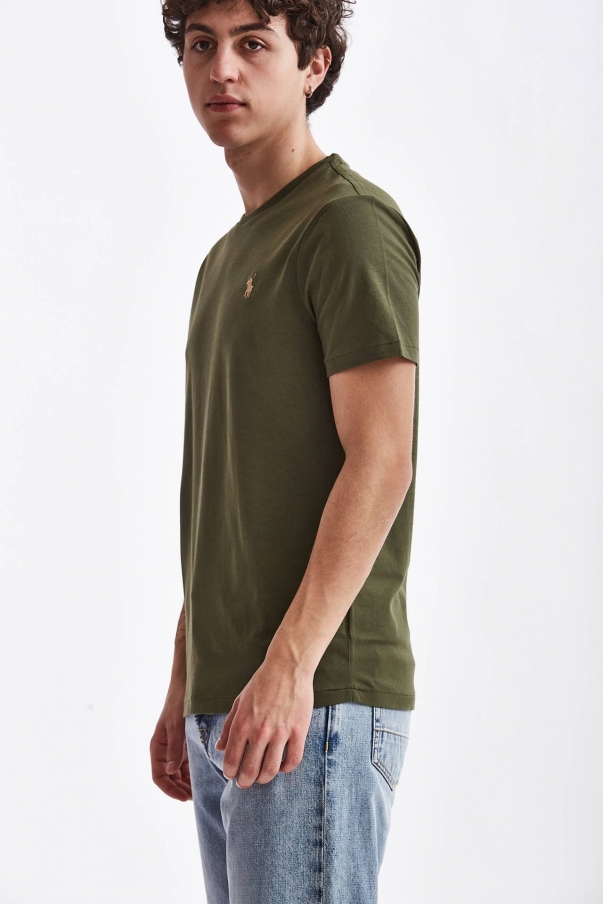 T-shirt in cotone verde