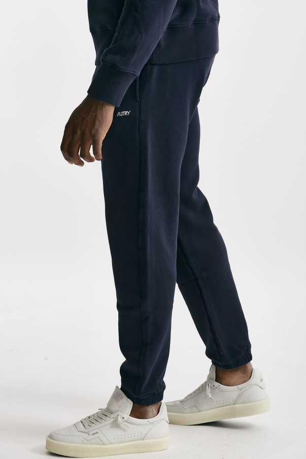 Pantalone jogging in cotone blu