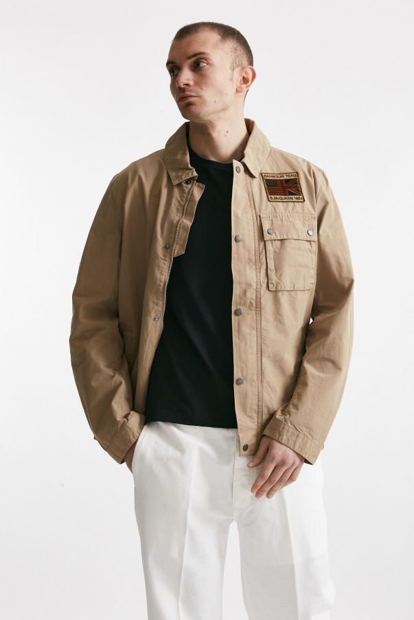 Giacca WORKERS CASUALS in cotone beige
