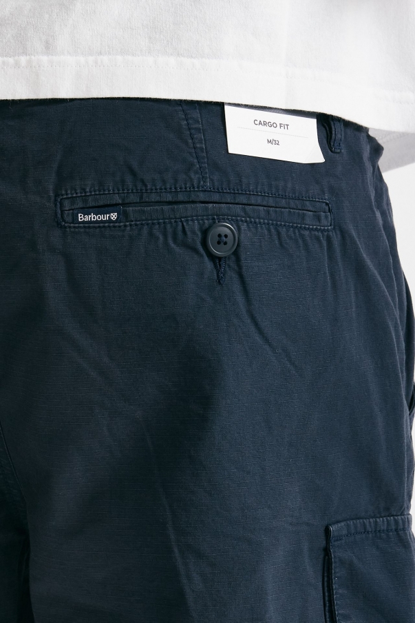 Bermuda in cotone ripstop blu