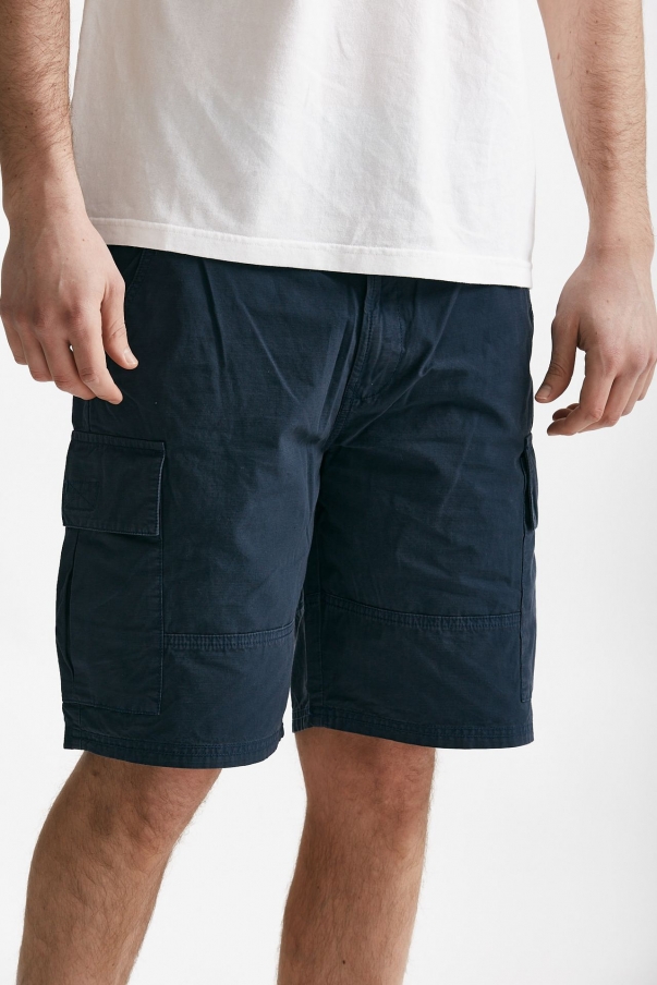Bermuda in cotone ripstop blu