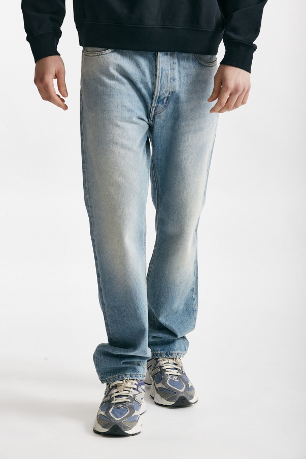 Jeans in cotone fermo Lavaggio chiaro