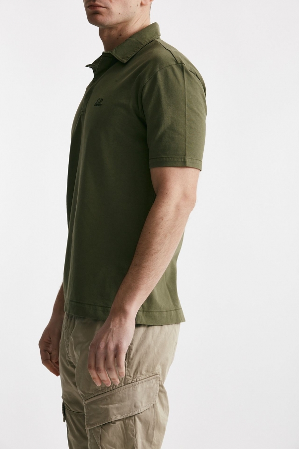 Polo in cotone LOGO POLO verde