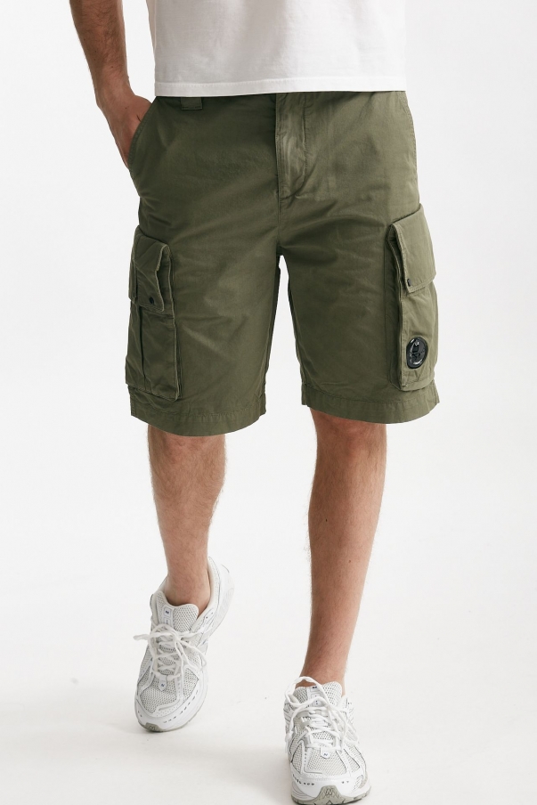 Bermuda in cotone gabardine fermo militare