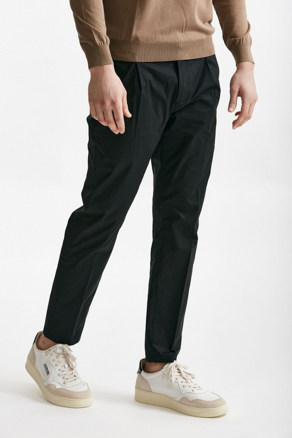 Pantalone in cotone stretch PRINCE PENCES nero