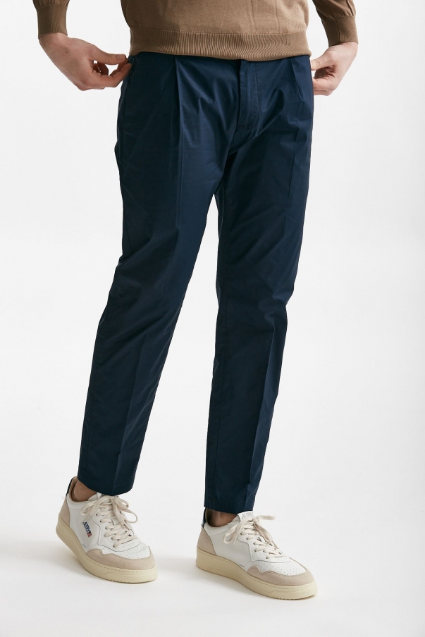 Pantalone in cotone stretch PRINCE PENCES blu