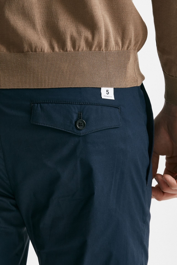 Pantalone in cotone stretch PRINCE PENCES blu