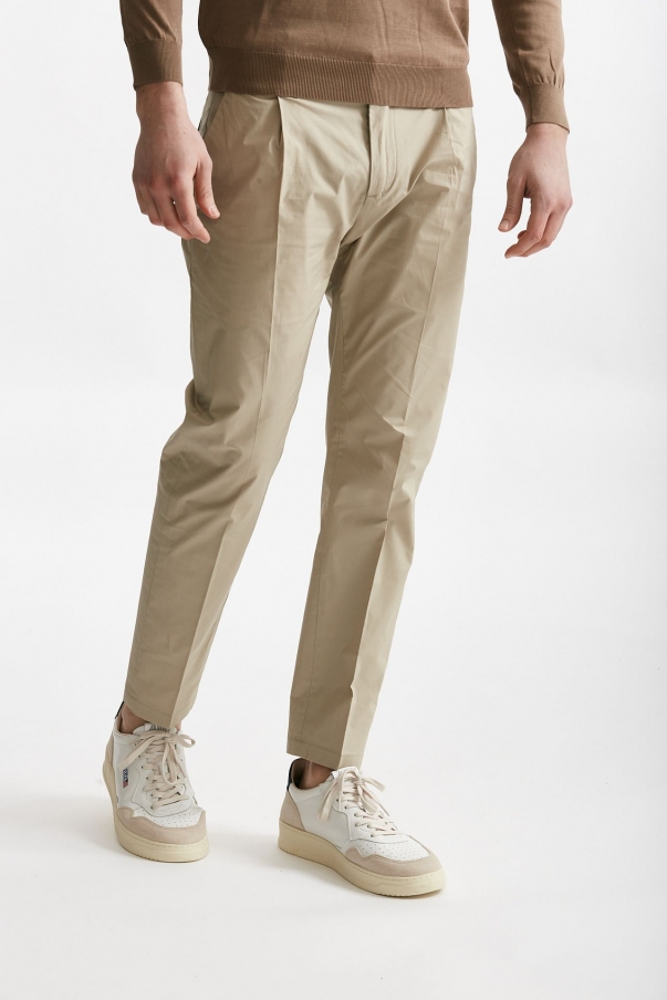 Pantalone in cotone stretch PRINCE PENCES beige