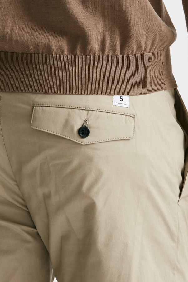 Pantalone in cotone stretch PRINCE PENCES beige