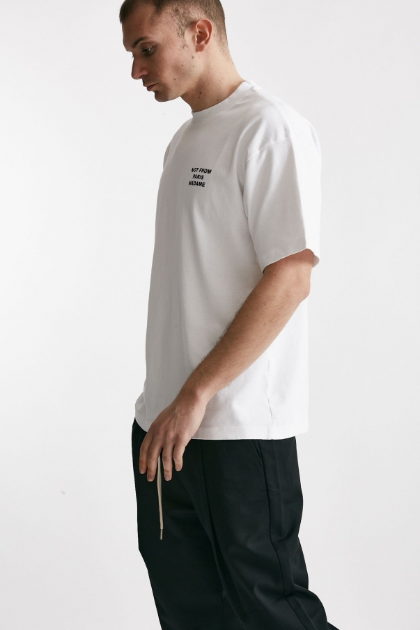 T-shirt SLOGAN in cotone bianco