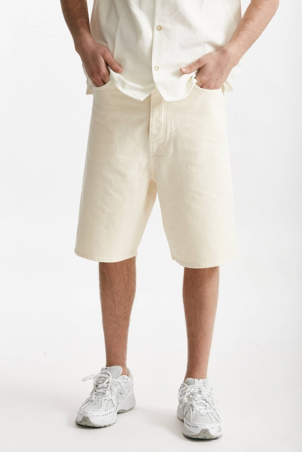Bermuda in cotone fermo panna