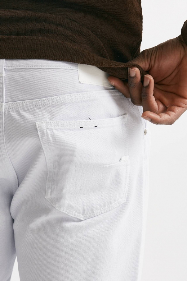 Jeans bianco ARROW Cotone fermo stone washed