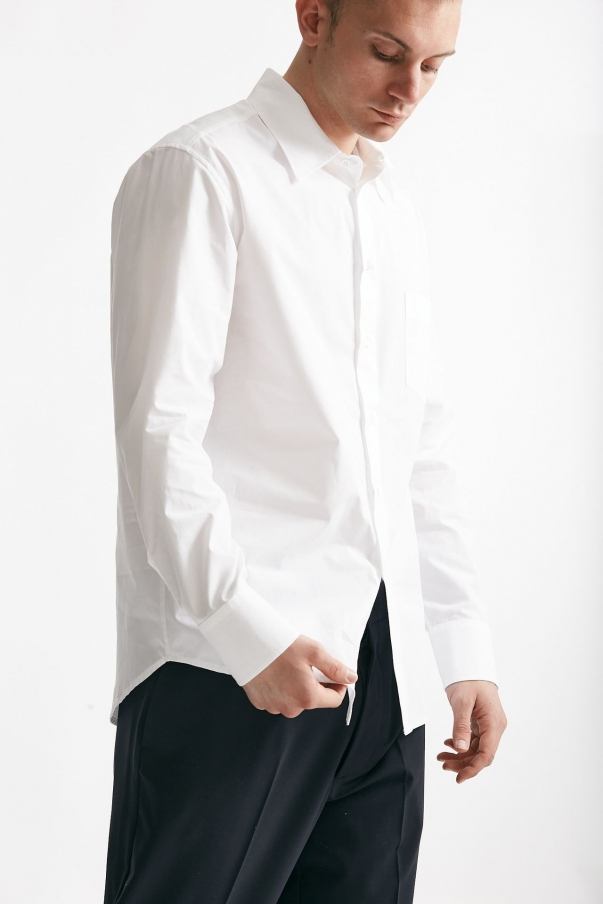 Camicia in cotone bianco
