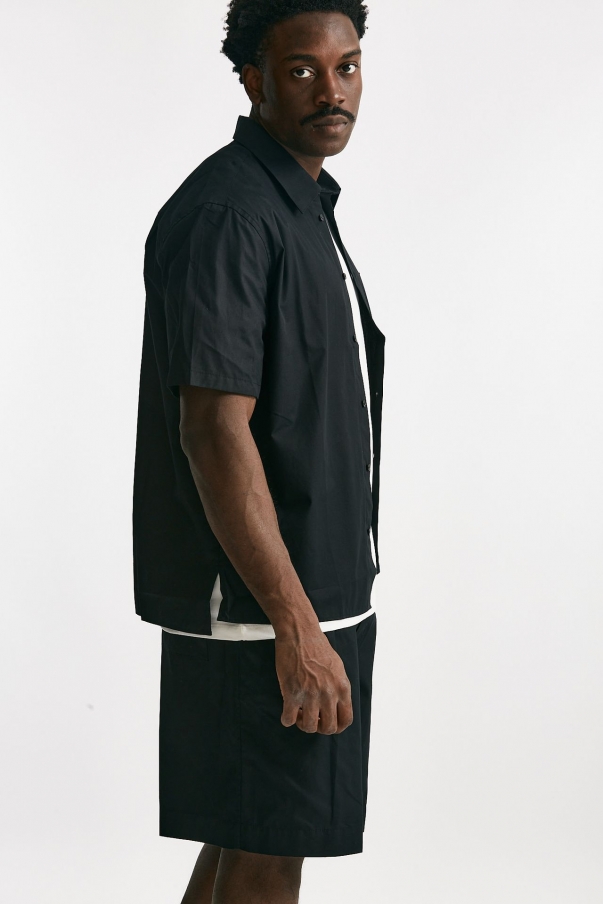 Camicia in cotone nero 