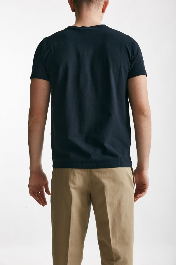 T shirt in cotone blu