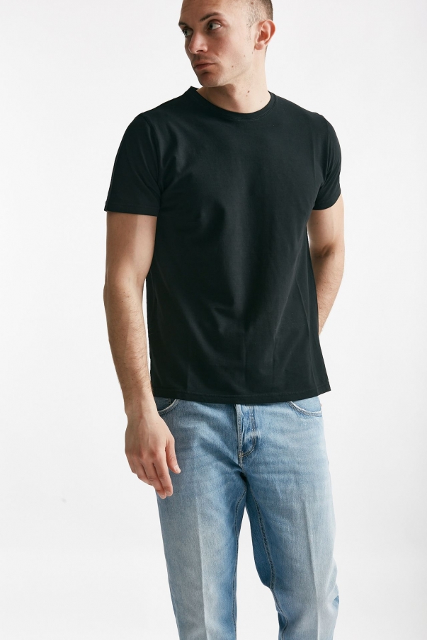 T shirt in cotone nero