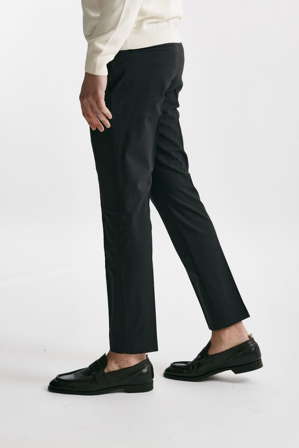 Pantalone in lana stretch EDGE- DIECI grigio antracite