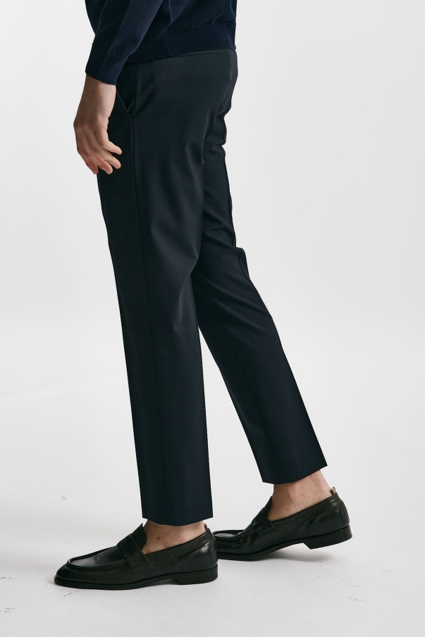 Pantalone in lana stretch EDGE- DIECI blu
