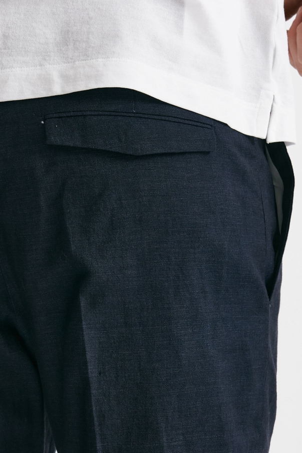 Pantalone in lino e lana MICHAEL blu