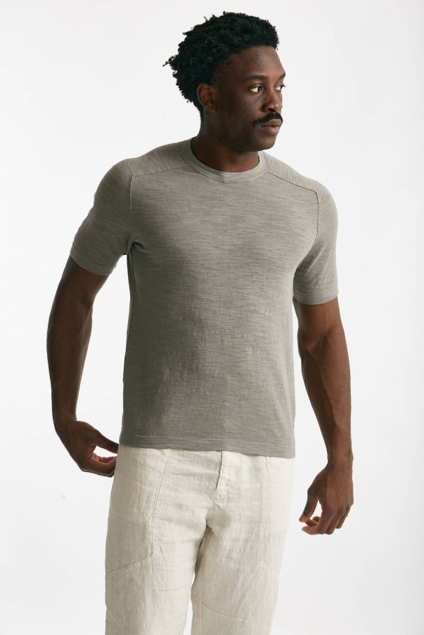 T shirt in cotone grigio