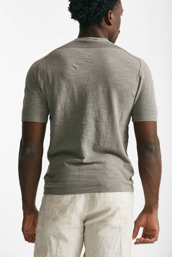 T shirt in cotone grigio