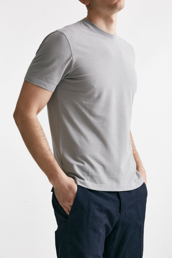 T shirt in cotone grigio Icecotton