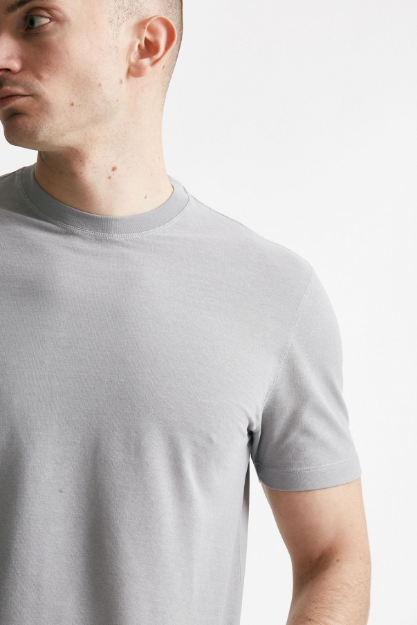 T shirt in cotone grigio Icecotton