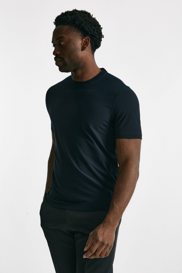 T shirt in cotone blu Icecotton