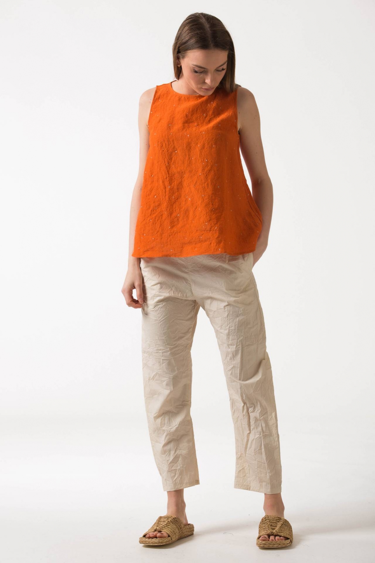 Pantalone carrot fit