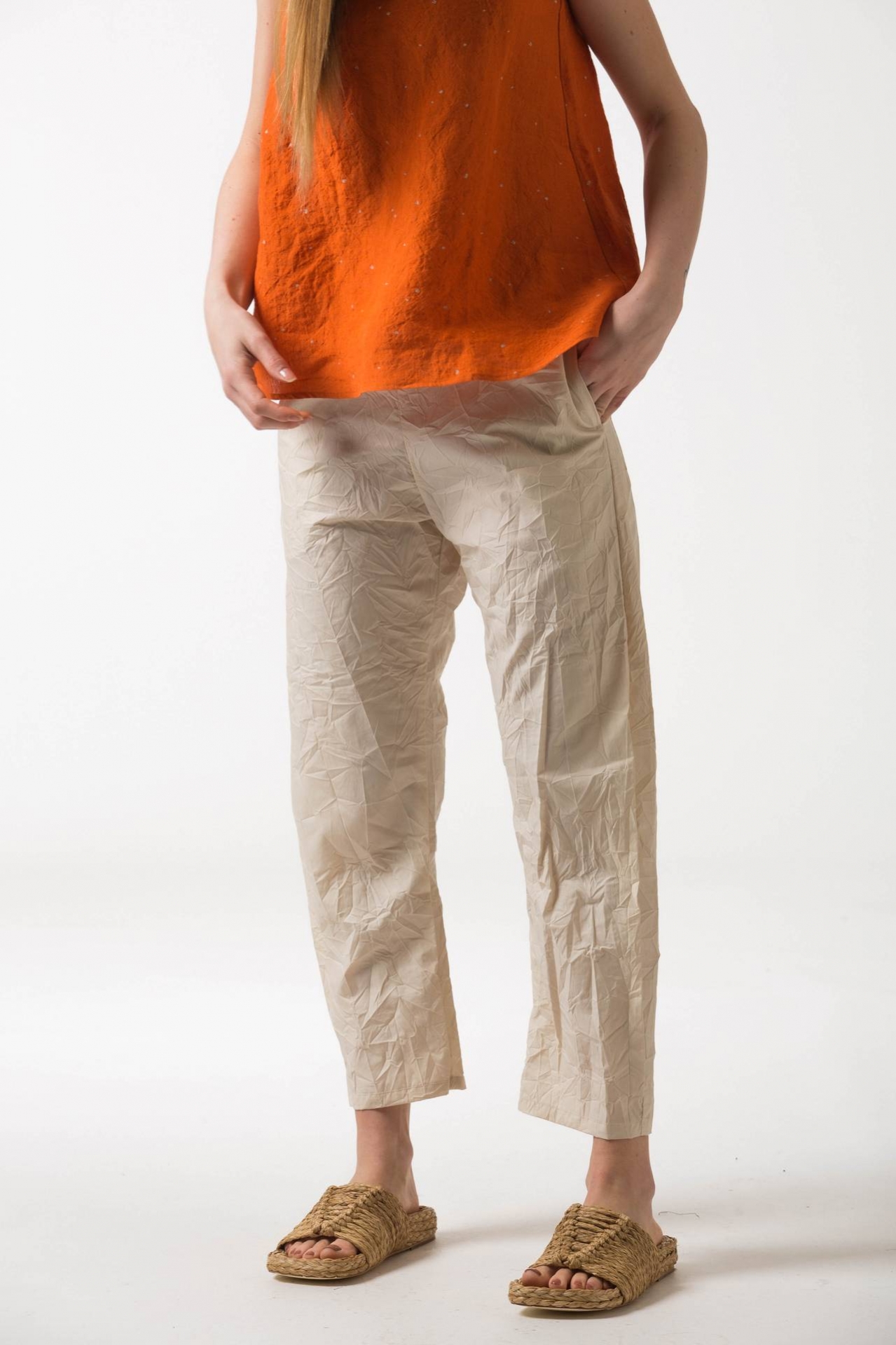 Pantalone carrot fit