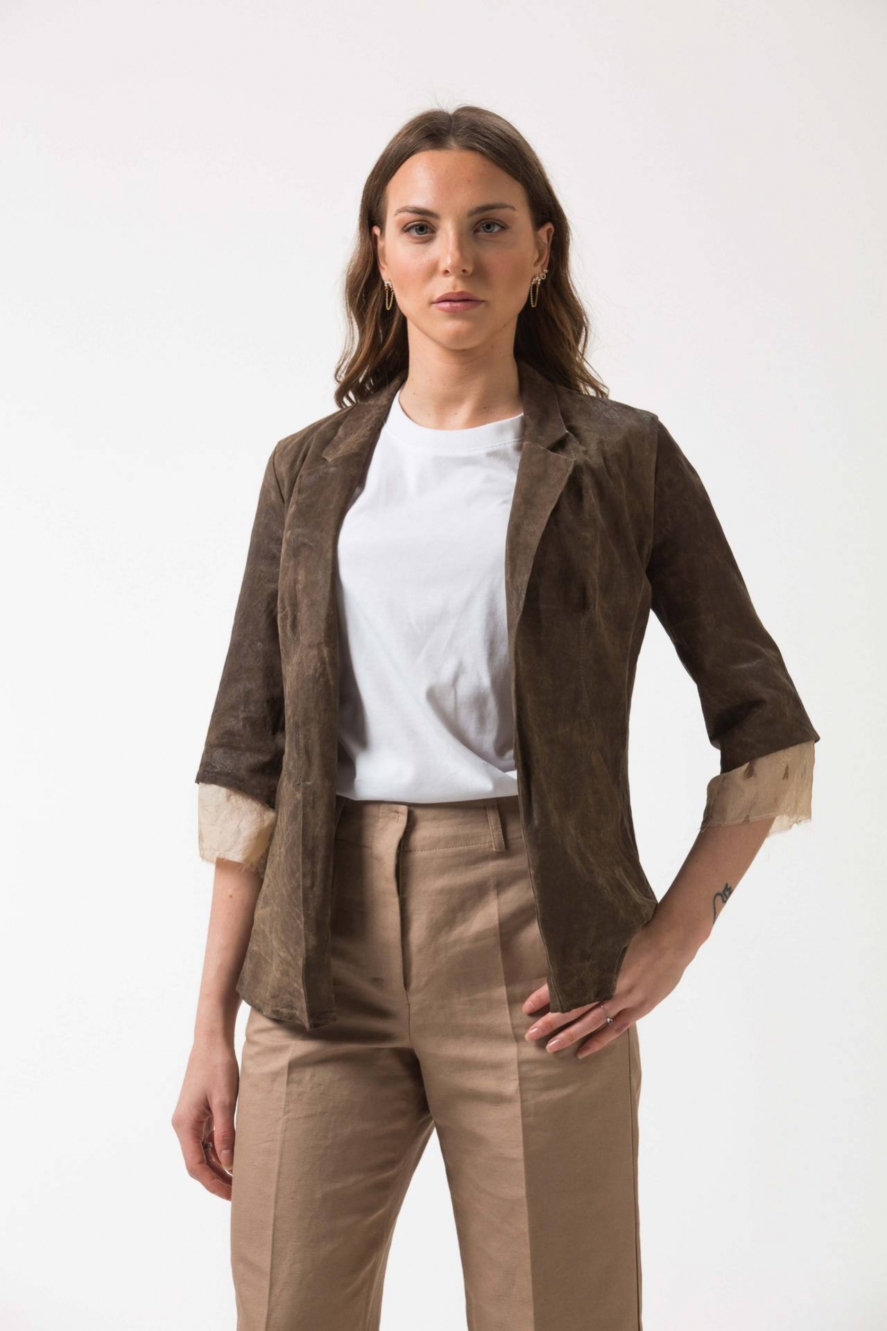 Giubbino in pelle