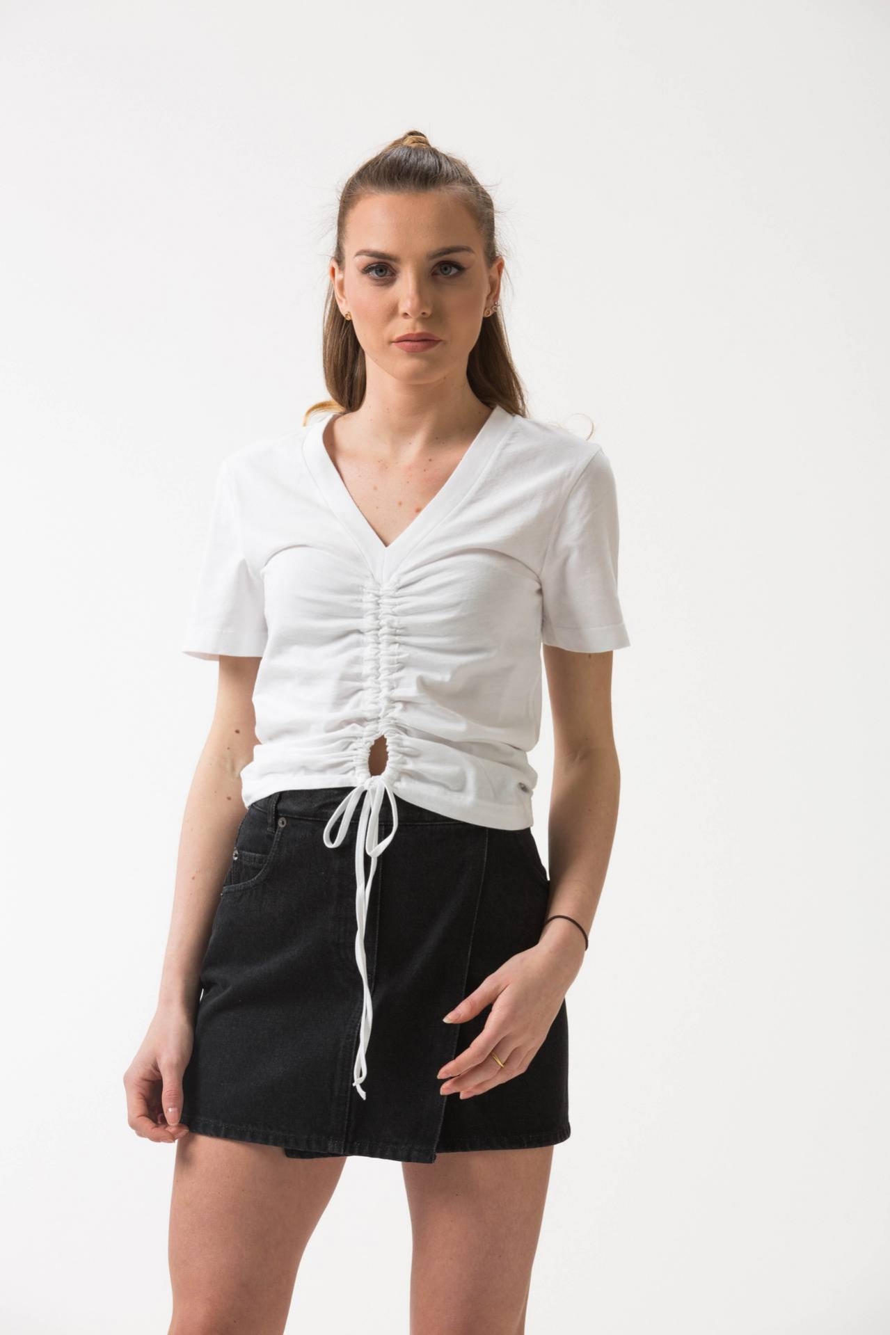 T-shirt coulisse