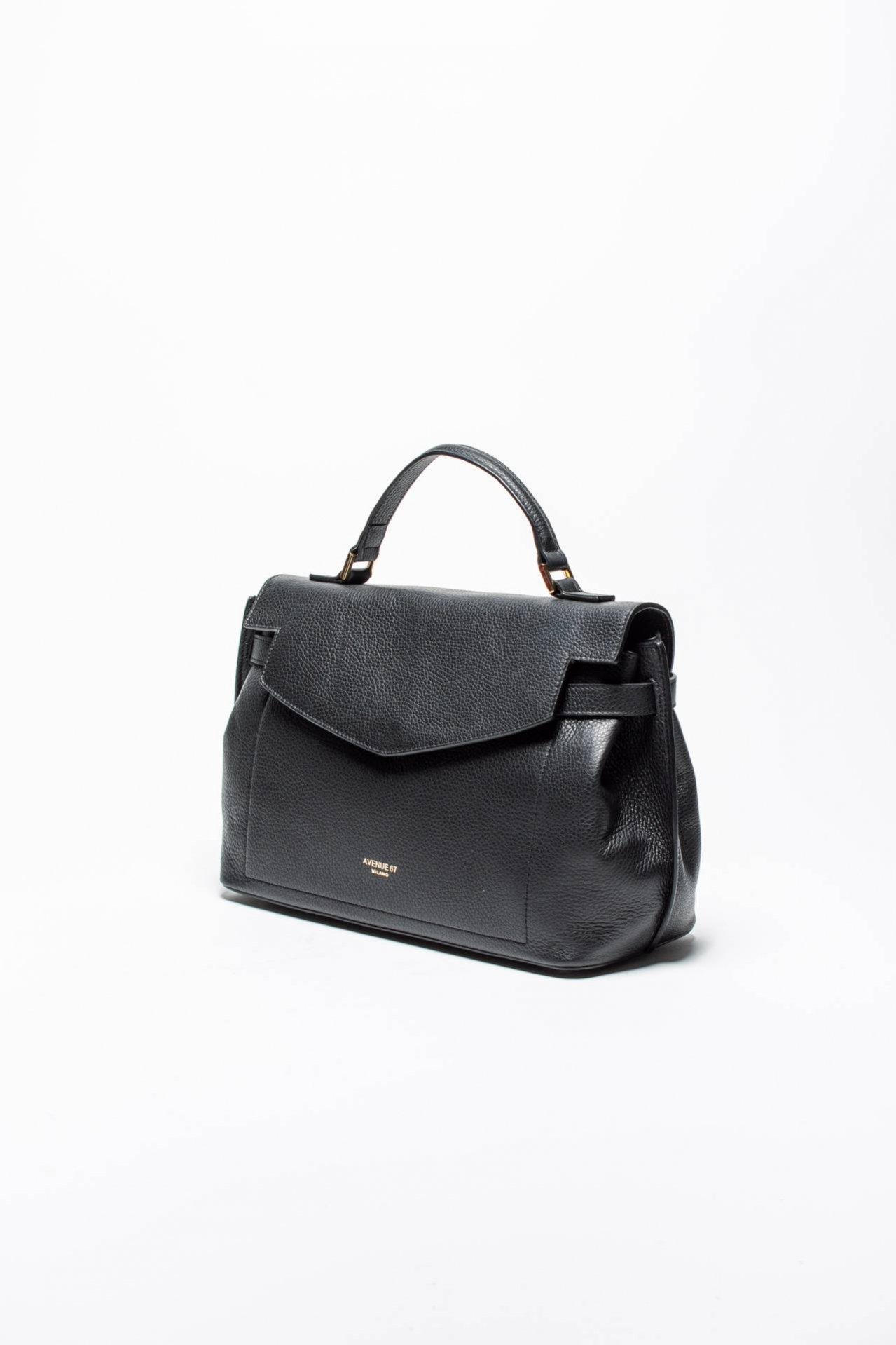 DOLLY black leather bag