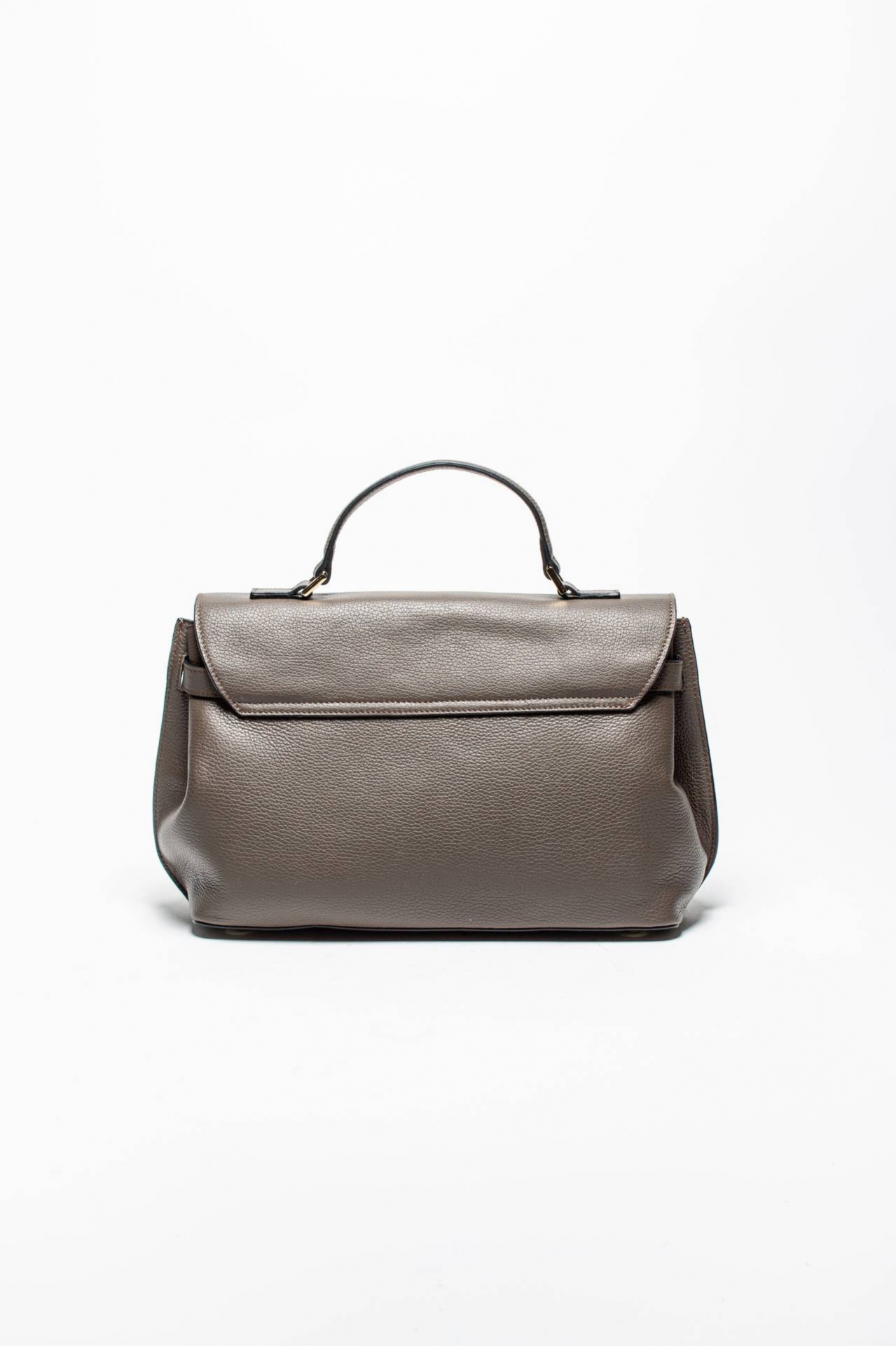 Brown leather DOLLY bag