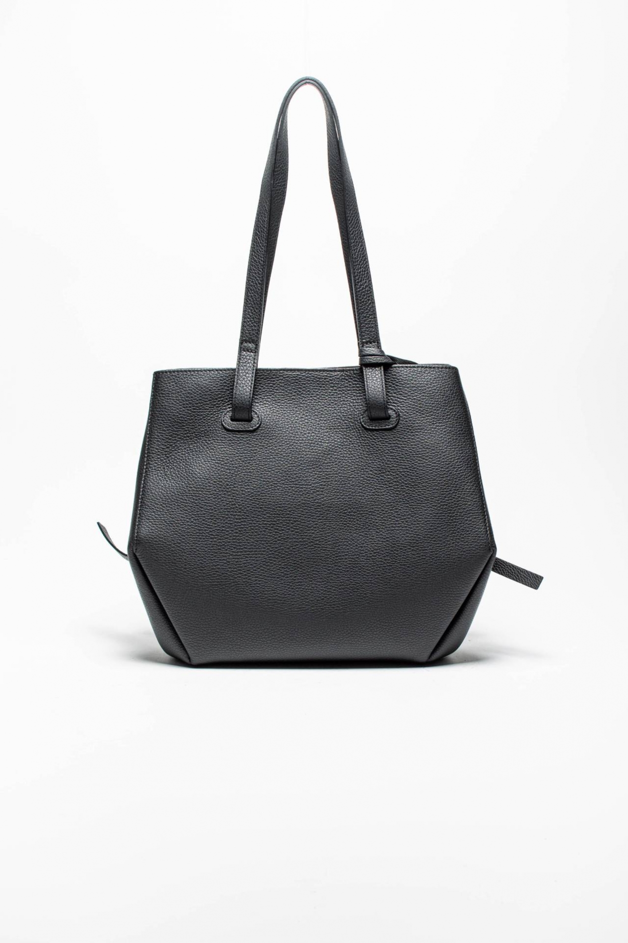 Black leather VICTORIA bag